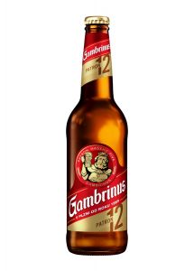 Gambrinus Patron 12, světlý ležák láhev 0,5l