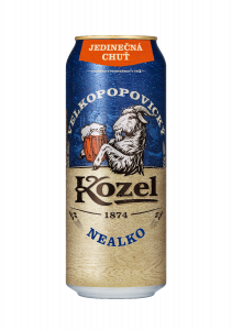 Velkopopovický Kozel Nealko, plech 0,5l