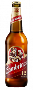Gambrinus Patron 12, světlý ležák láhev 0,5l
