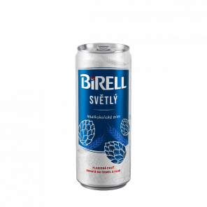 Birell Světlý nealkoholické pivo, plech 0,33l