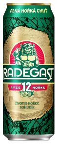 Radegast Ryze Hořká 12, plech 0,5l