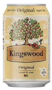 Kingswood Original, plech 0,33l