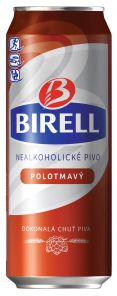 Birell Polotmavý, plech 0,5l